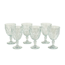 Jogo de Taças Copos Cristal Ecológico Diamond 330ml Com 6 Peças