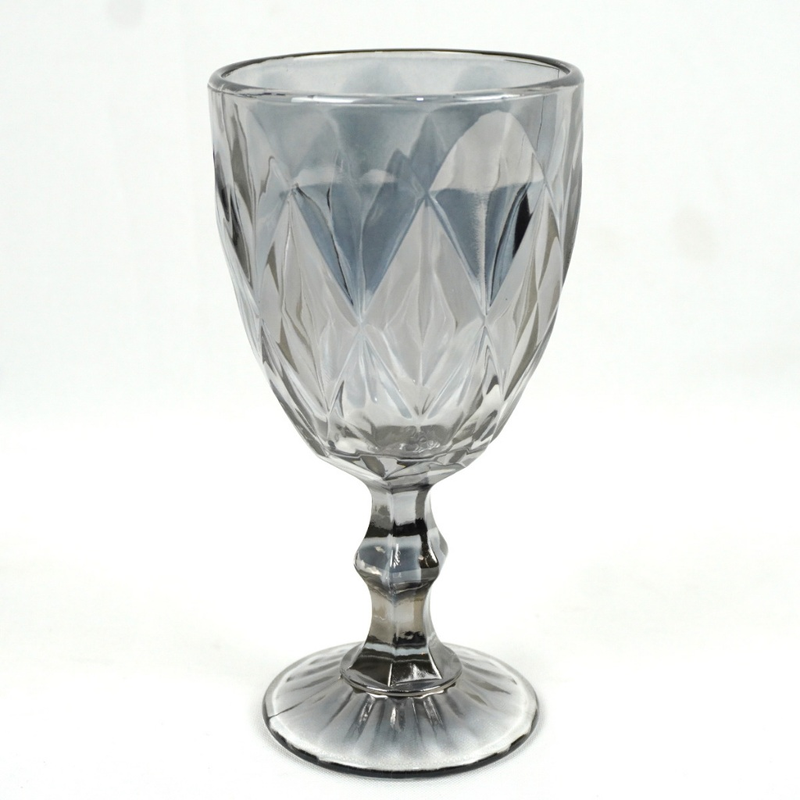 Jogo de Taças Copos Cristal Ecológico Diamond 330ml Com 6 Peças