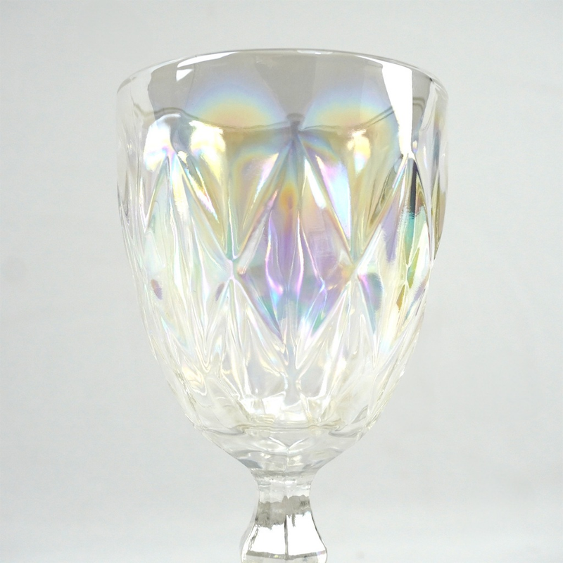 Jogo de Taças Copos Cristal Ecológico Diamond 330ml Com 6 Peças