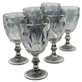 Jogo com 6 Taças de Cristal Ecológico Diamond