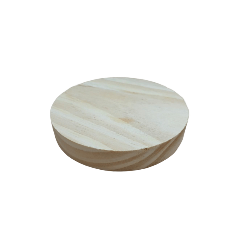 Kit Porta Guardanapos e Apoios para Copos Rústico em Madeira Pinus